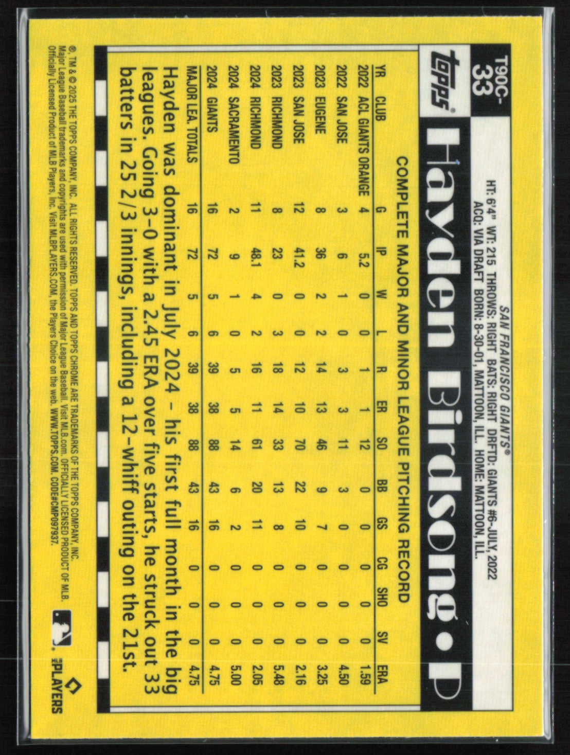 Hayden Birdsong RC Silver Pack