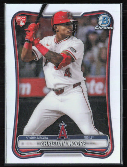 Christian Moore RC Red Rookie Logo