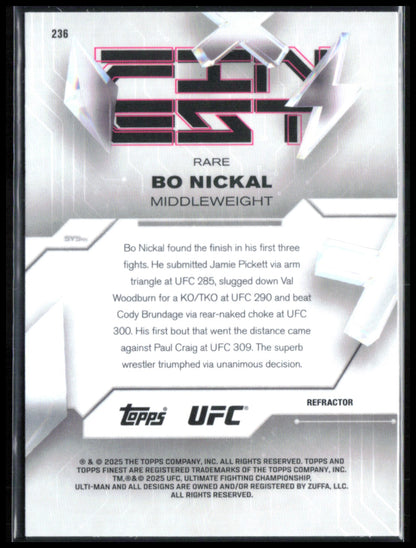Bo Nickal Finest Pink Refractor