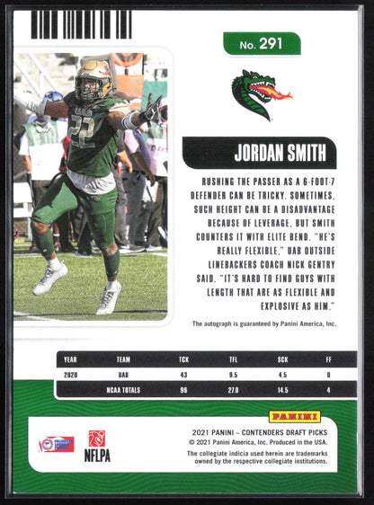 Jordan Smith RC Auto Red Foil