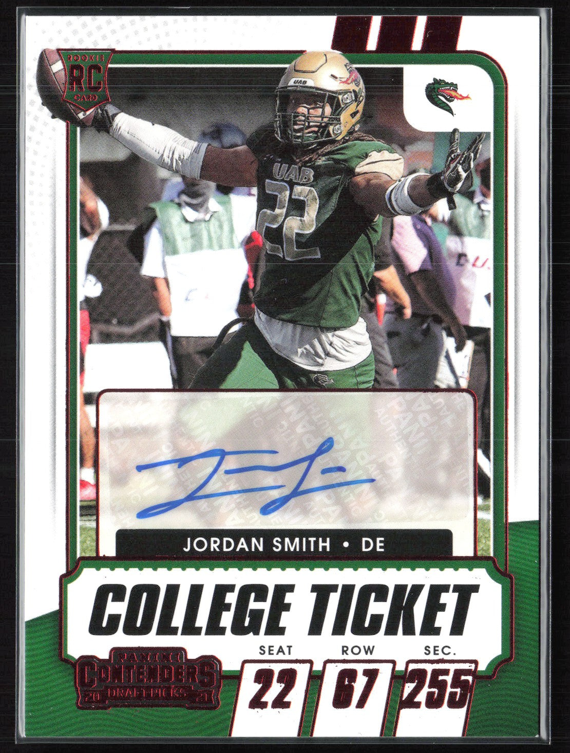 Jordan Smith RC Auto Red Foil