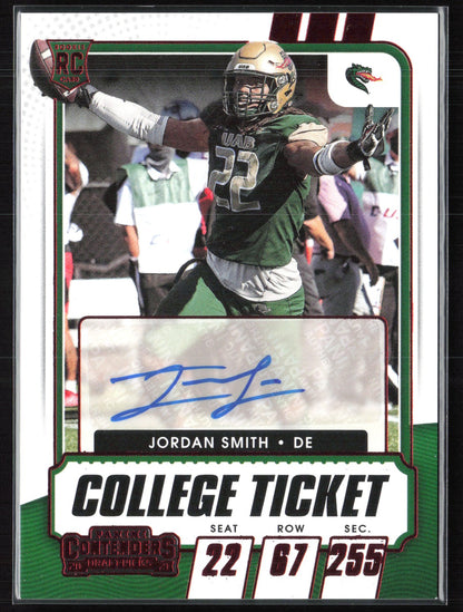 Jordan Smith RC Auto Red Foil