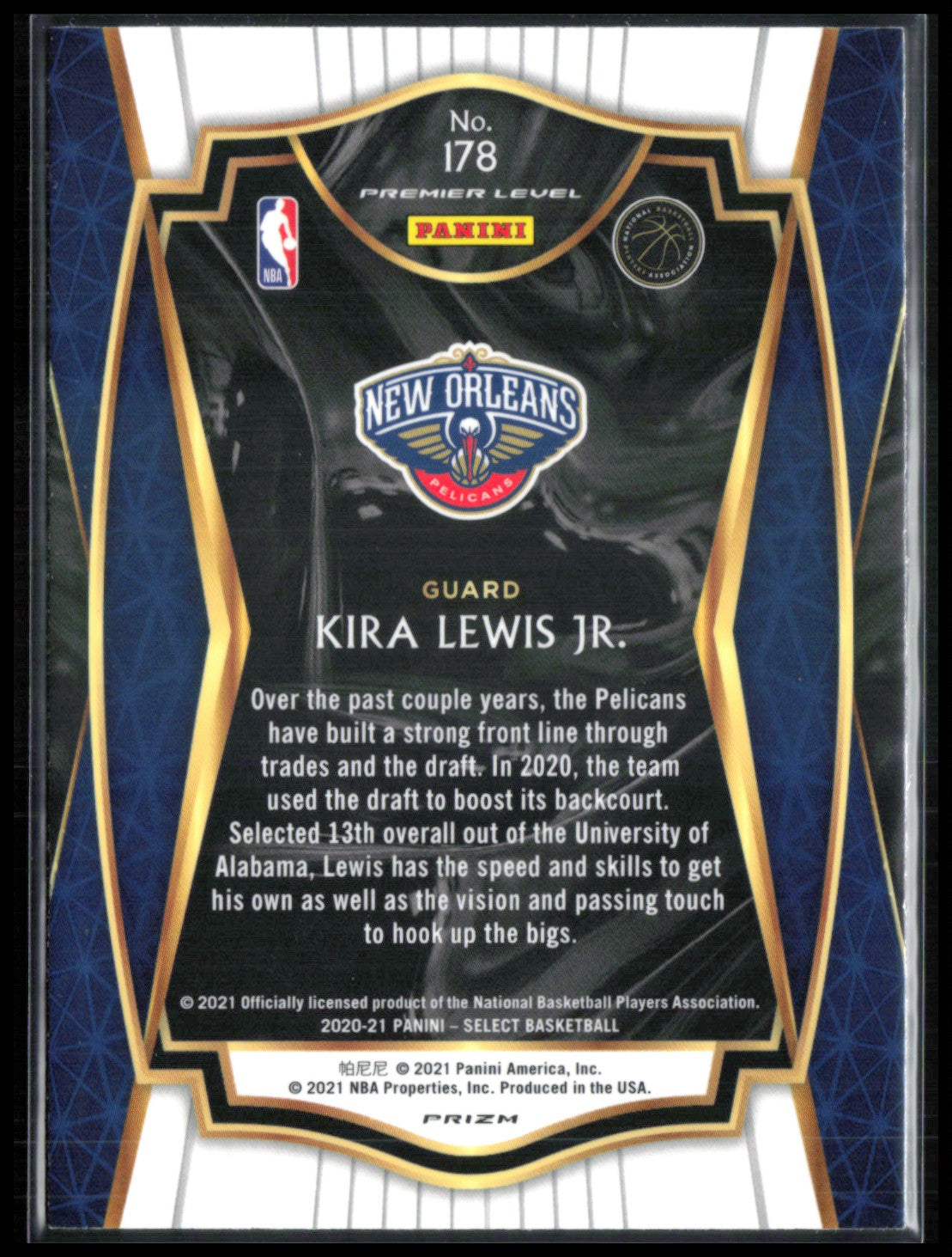 Kira Lewis Jr. RC Tri-Color Shimmer