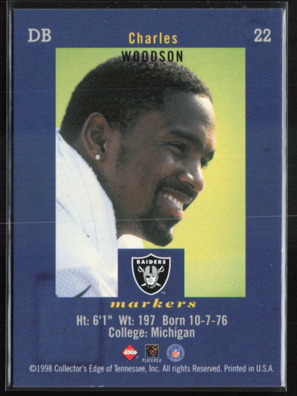 Charles Woodson 1998 Collector's Edge