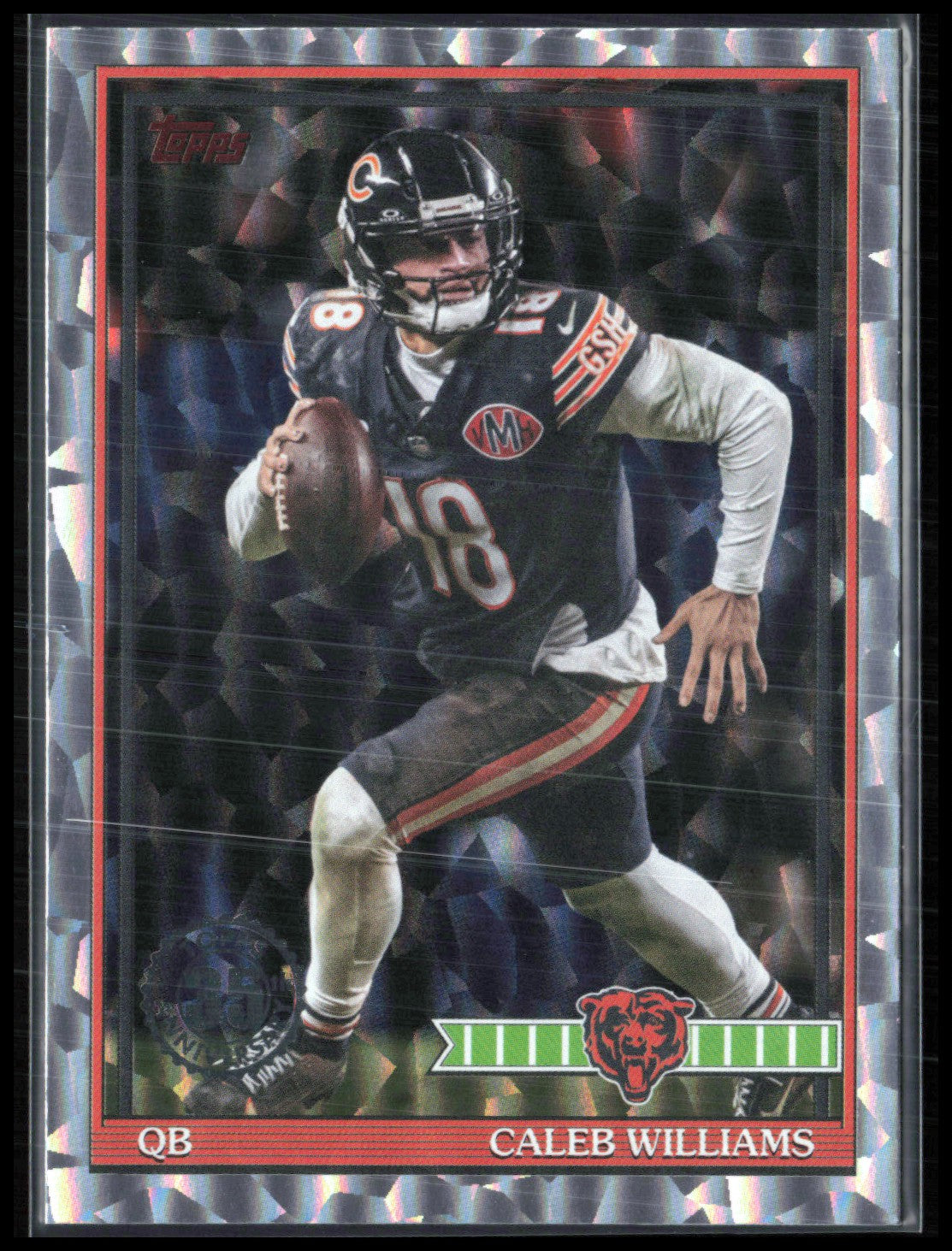 Caleb Williams Crackle Foil