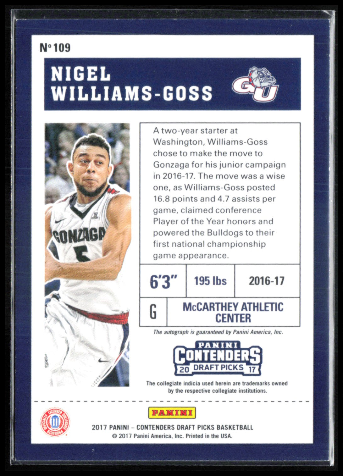 Nigel Williams-Goss Auto RC