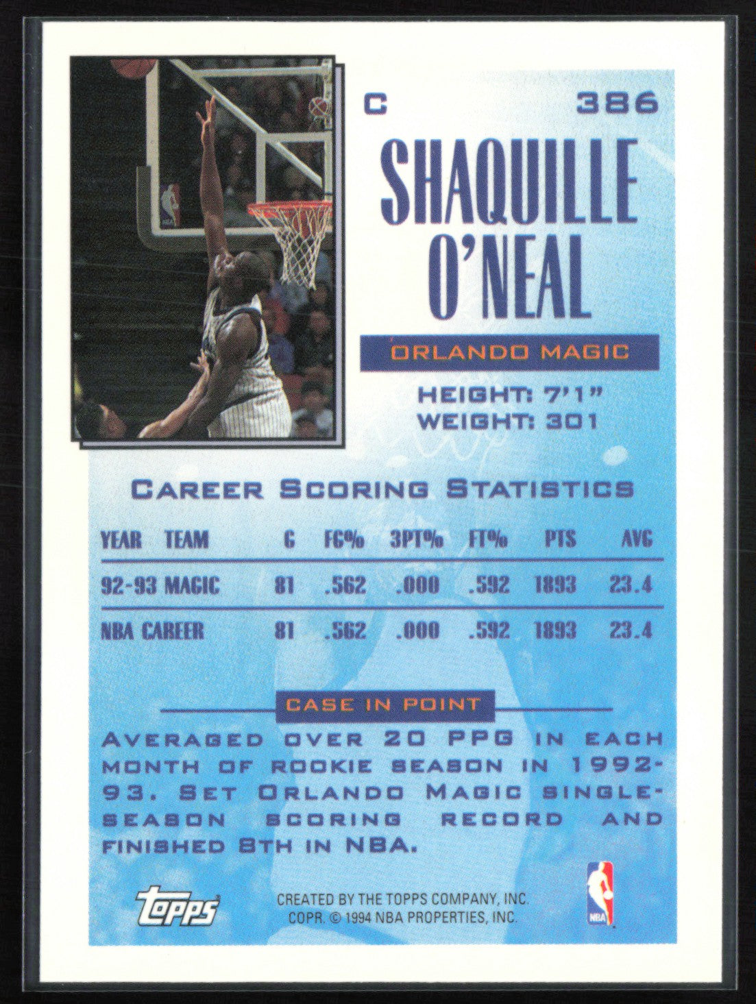 Shaquille O'Neal