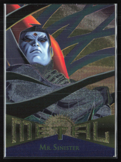 Mr. Sinister 1996 Marvel Metal