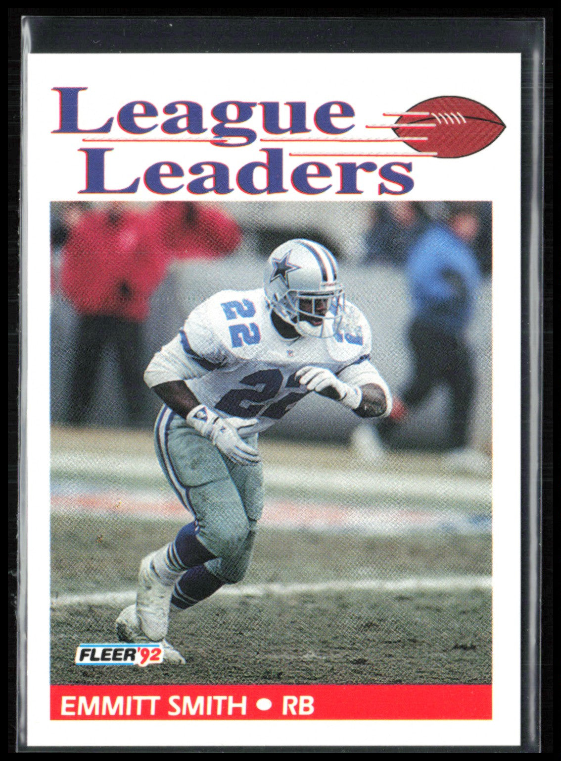 Emmitt Smith 1992 Fleer