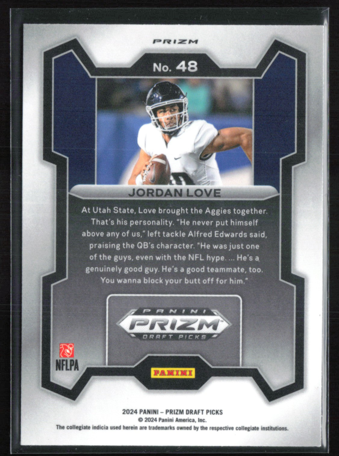Jordan Love Silver Prizm