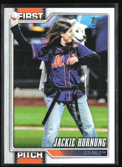 Jackie Hornung First Pitch