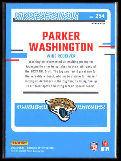 Parker Washington RC Holo Rated Rookie