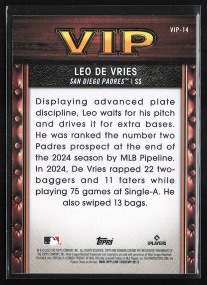 Leo De Vries VIP