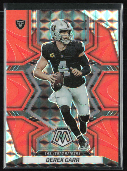 Derek Carr Orange Mosaic