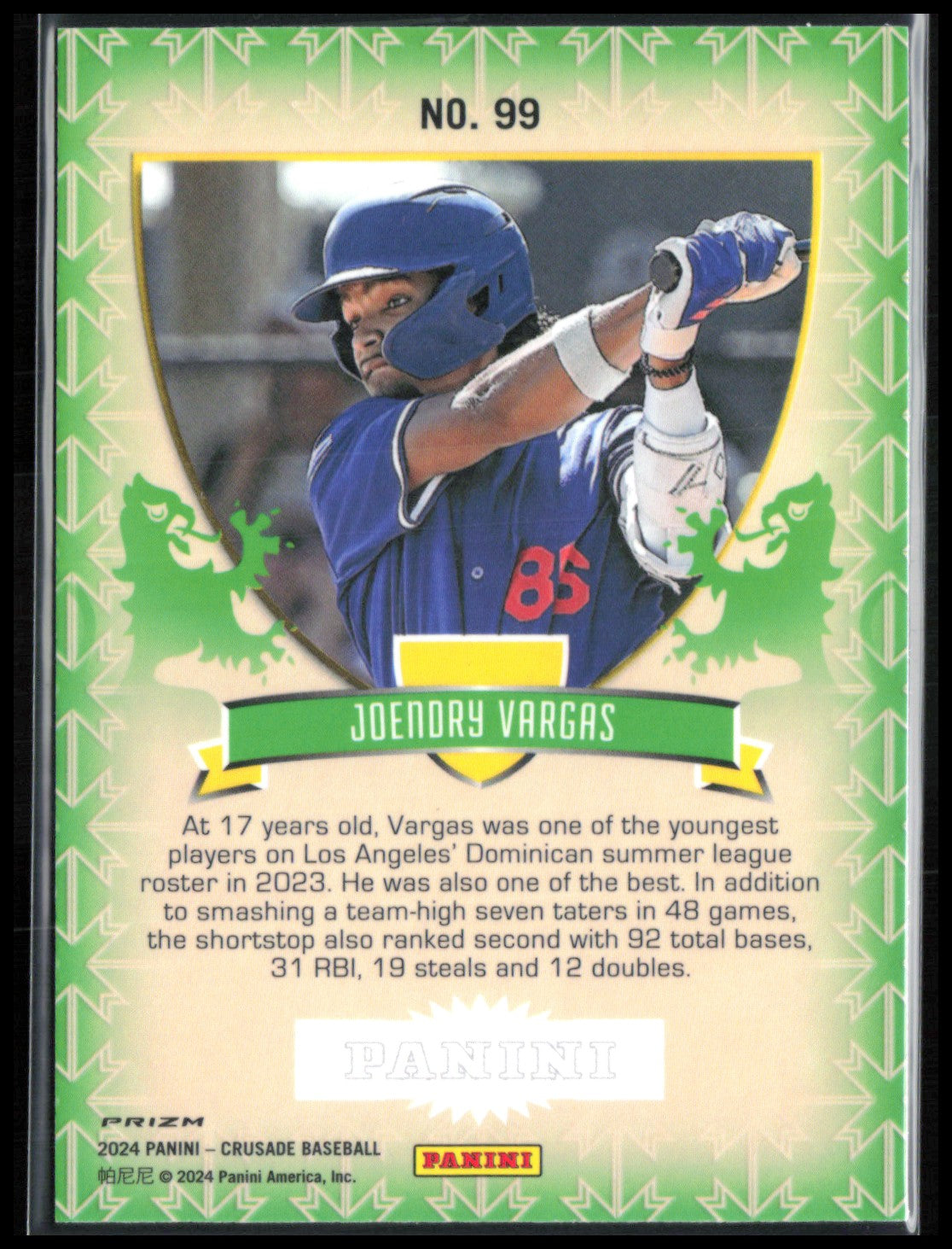 Joendry Vargas Blue Yellow Holo