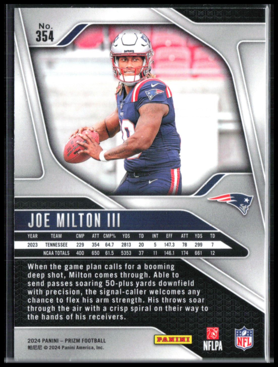 Joe Milton III RC