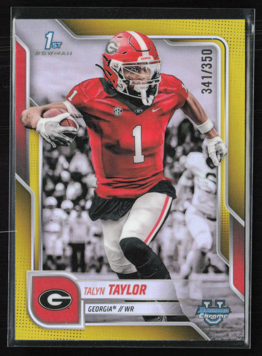 Talyn Taylor 1st Bowman Yellow Refractor /350