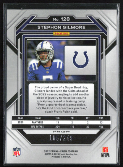Stephon Gilmore Orange Prizm /249