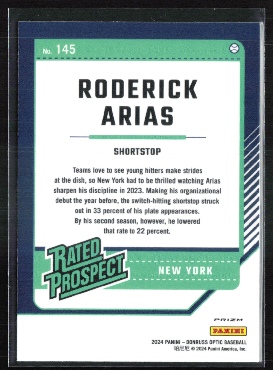 Roderick Arias Prospect Orange Laser