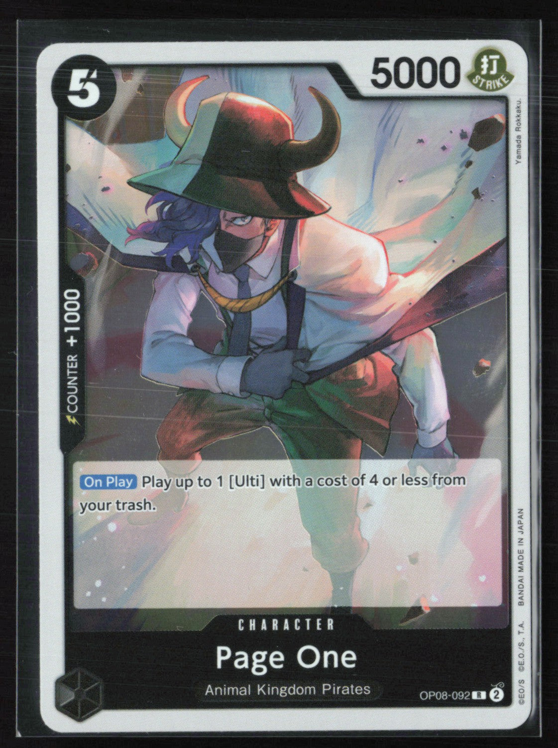 Page One Two Legends Rare (One Piece)