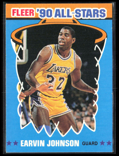 Earvin Johnson 1990 Fleer All-Stars
