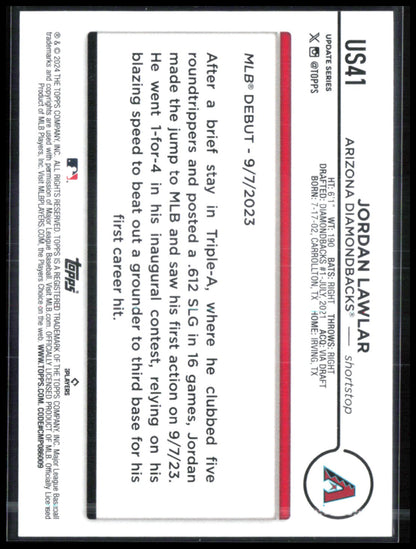 Jordan Lawlar RC