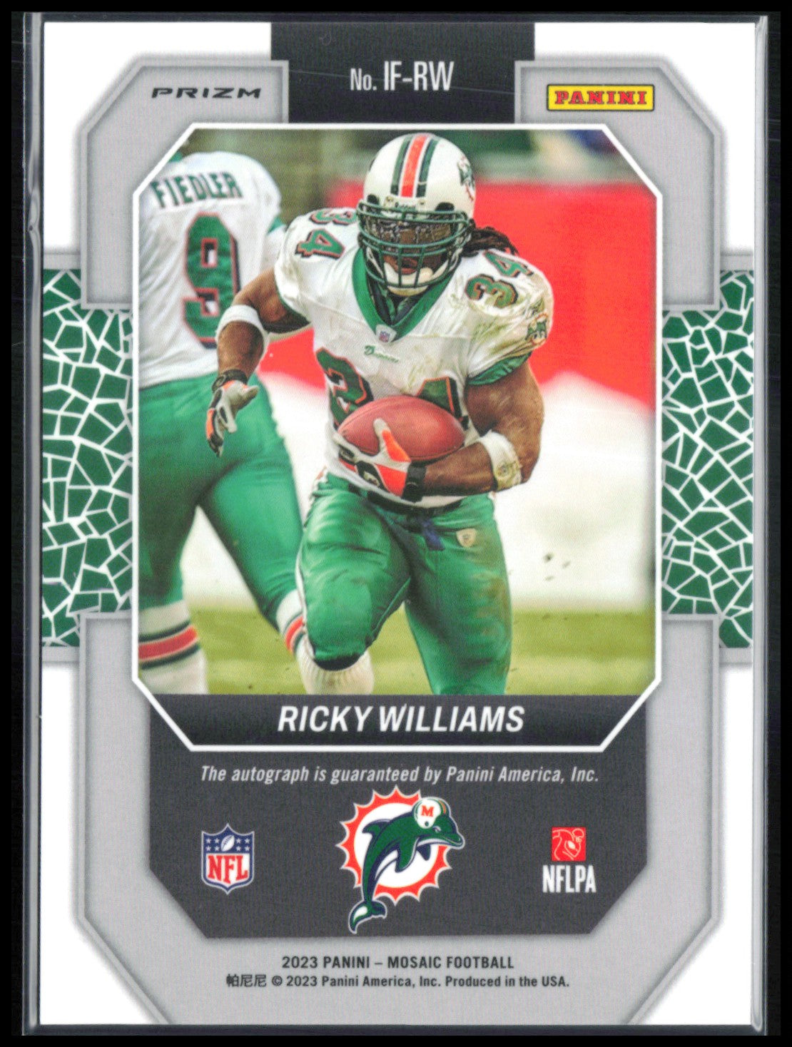 Ricky Williams Auto In Focus 2023 Mosaic