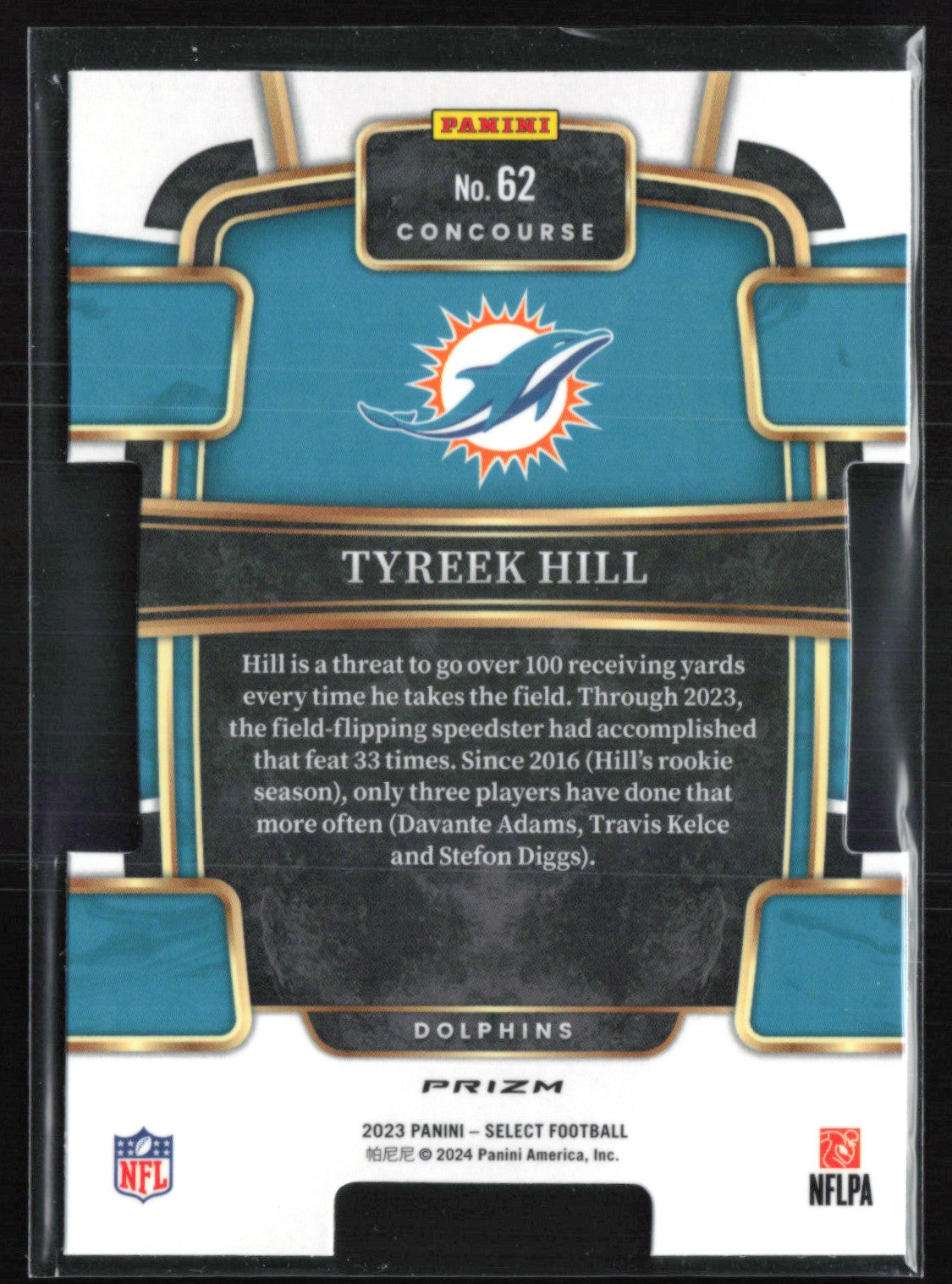 Tyreek Hill Silver Die-Cut