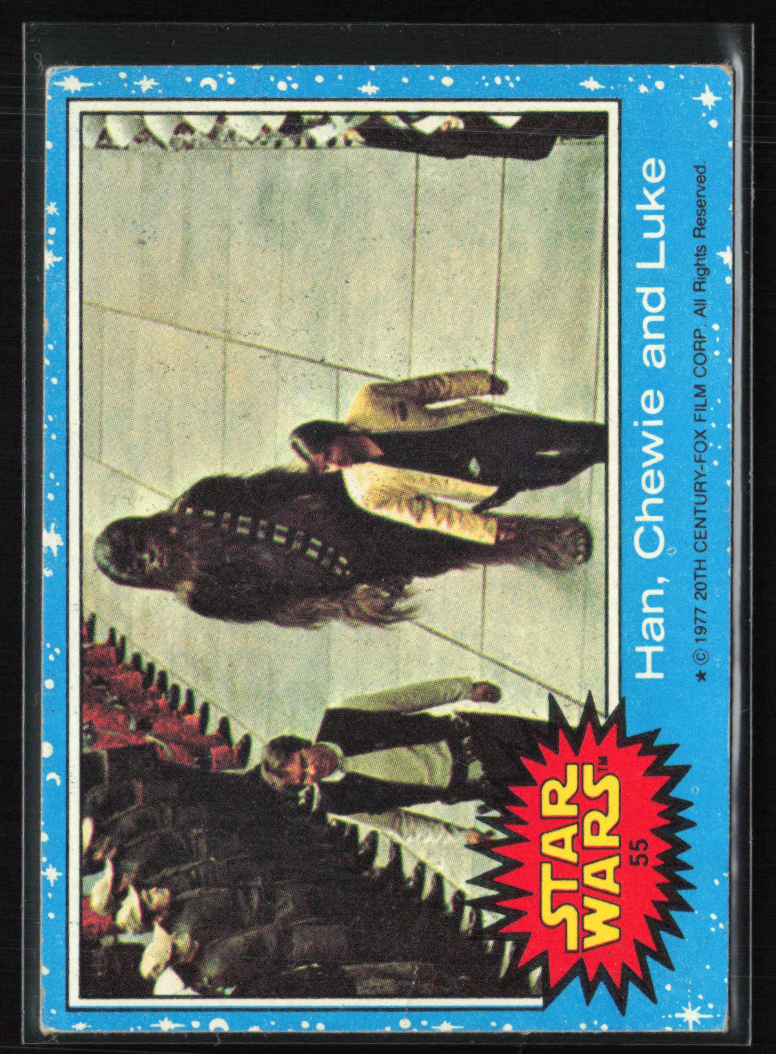 Han, Chewie and Luke 1977 Topps Star Wars