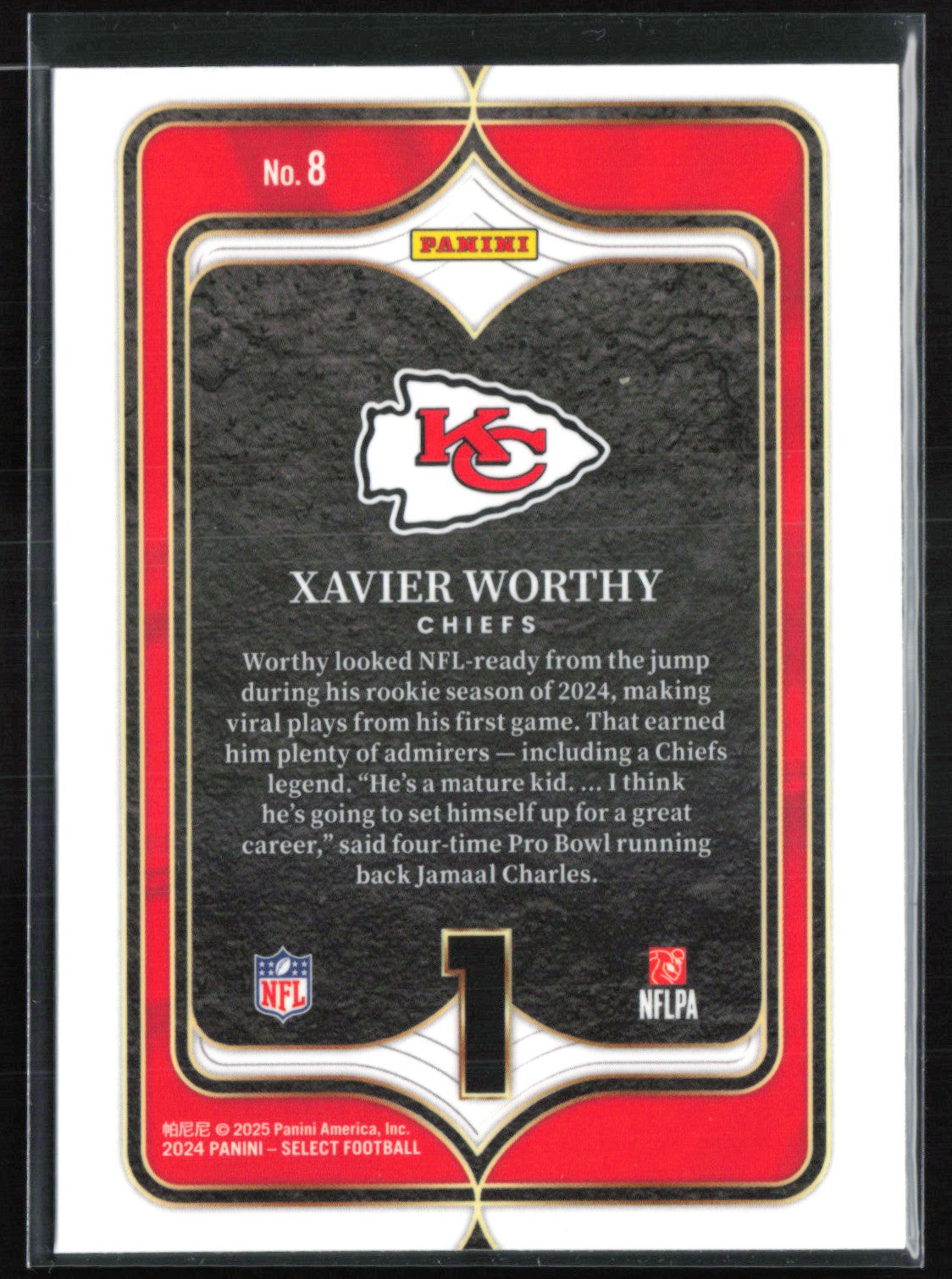 Xavier Worthy RC Numbers