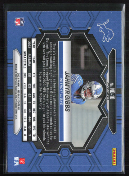 Jahmyr Gibbs RC Debut Green Mosaic