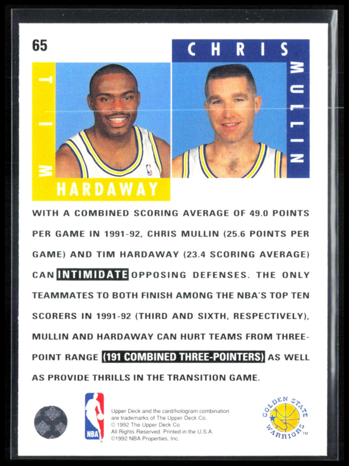 Tim Hardaway/Chris Mullin