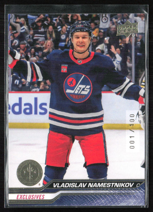Vladislav Namestnikov 001/100 2023-24 UD Extended Series