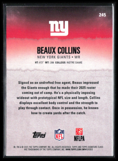 Beaux Collins RC Refractor /275