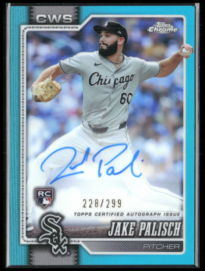 Jake Palisch RC Auto /299 Aqua Refractor