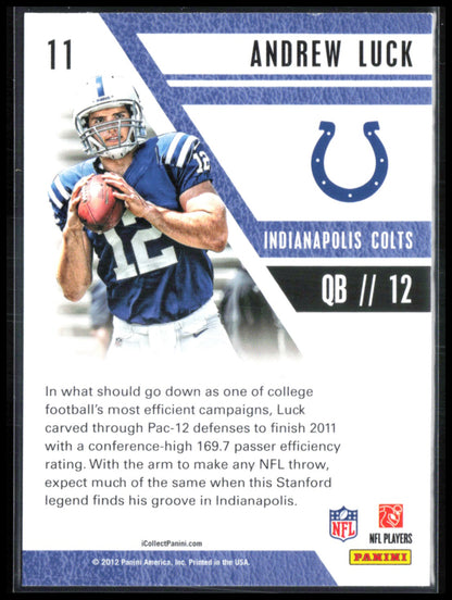 Andrew Luck RC 2012 Panini