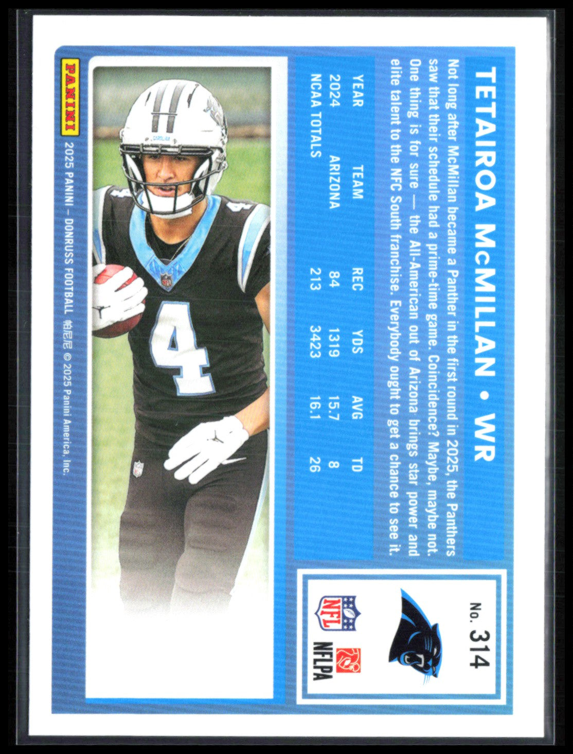 Tetairoa McMillan RC