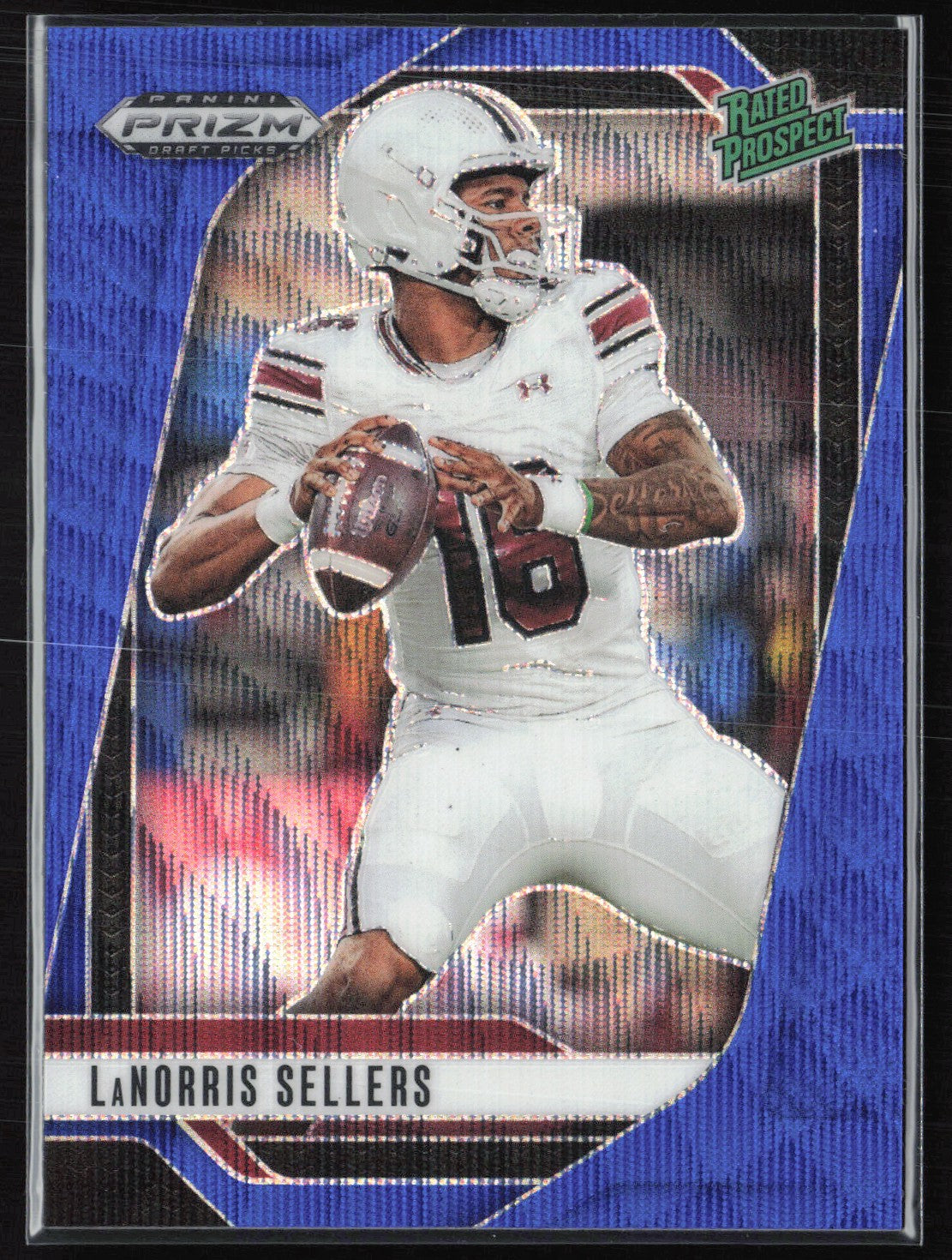 LaNorris Sellers Prospect /299 Blue Wave