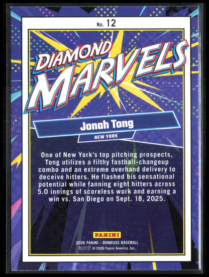 Jonah Tong RC Diamond Marvels