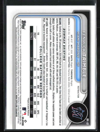 Fenwick Trimble 1st Bowman Refractor