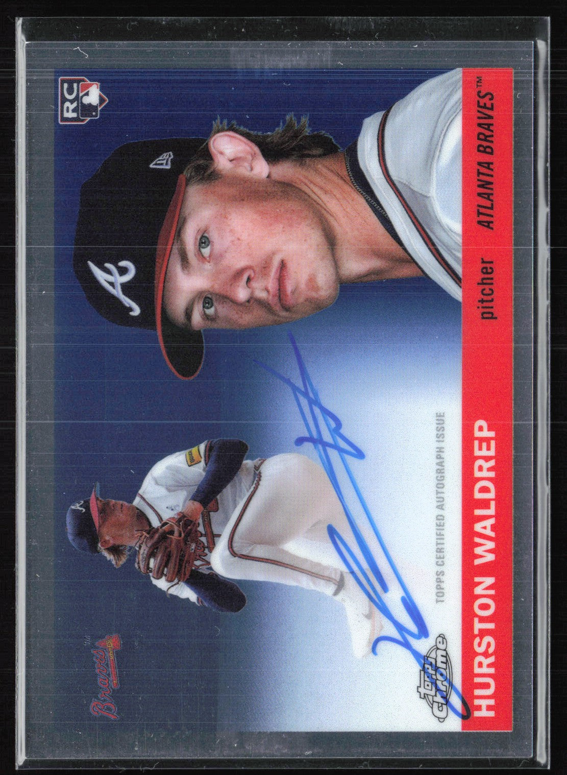 Hurston Waldrep RC Auto 2025 Topps Chrome Platinum