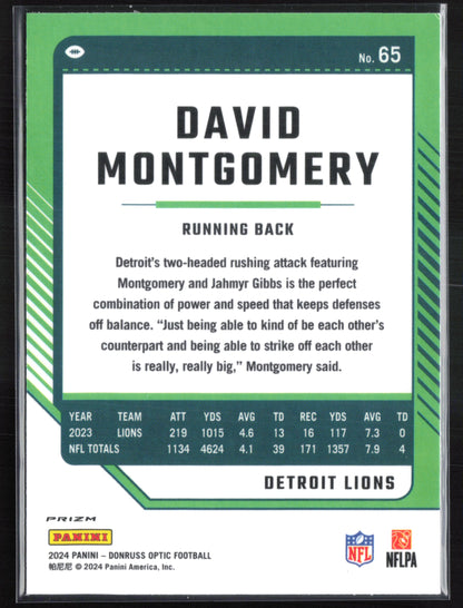 David Montgomery Stars Holo