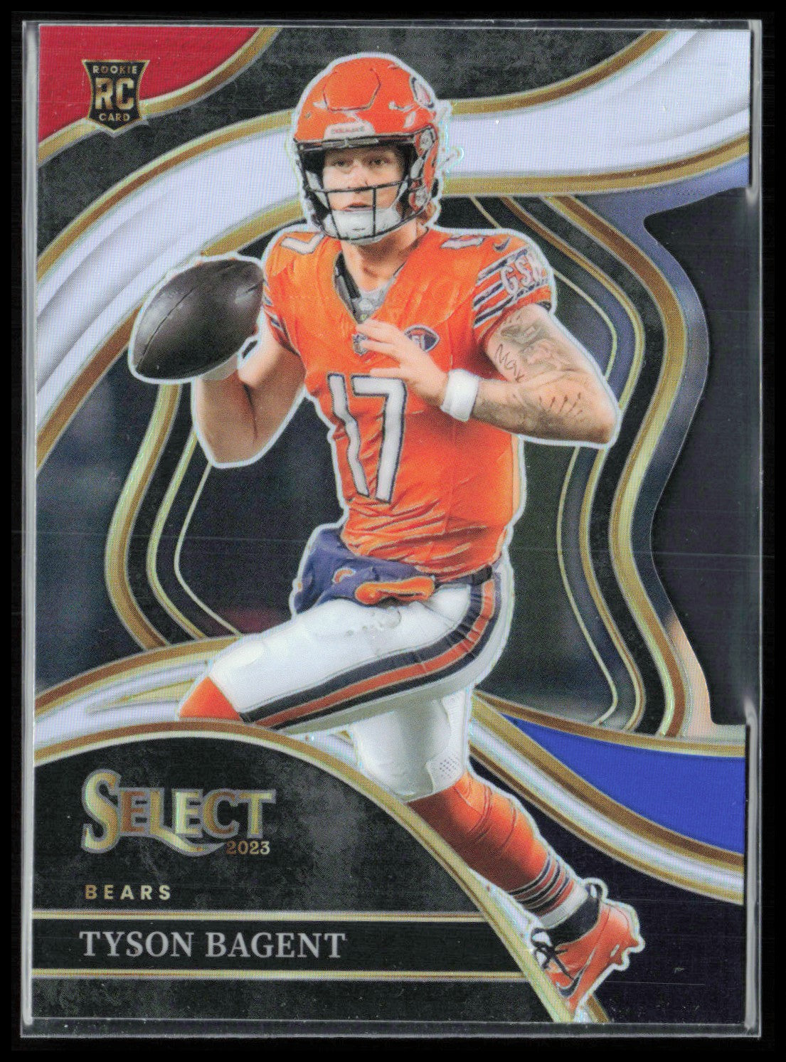 Tyson Bagent RC Silver Die-Cut