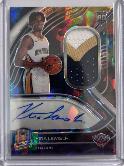 Kira Lewis Jr. Jumbo Patch Auto /35 2020-21 Spectra
