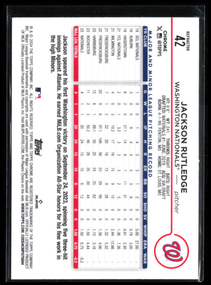 Jackson Rutledge RC Refractor
