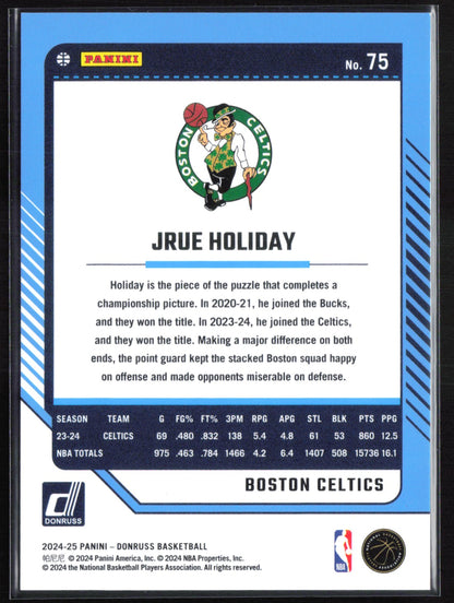 Jrue Holiday /75 2024-25 Donruss