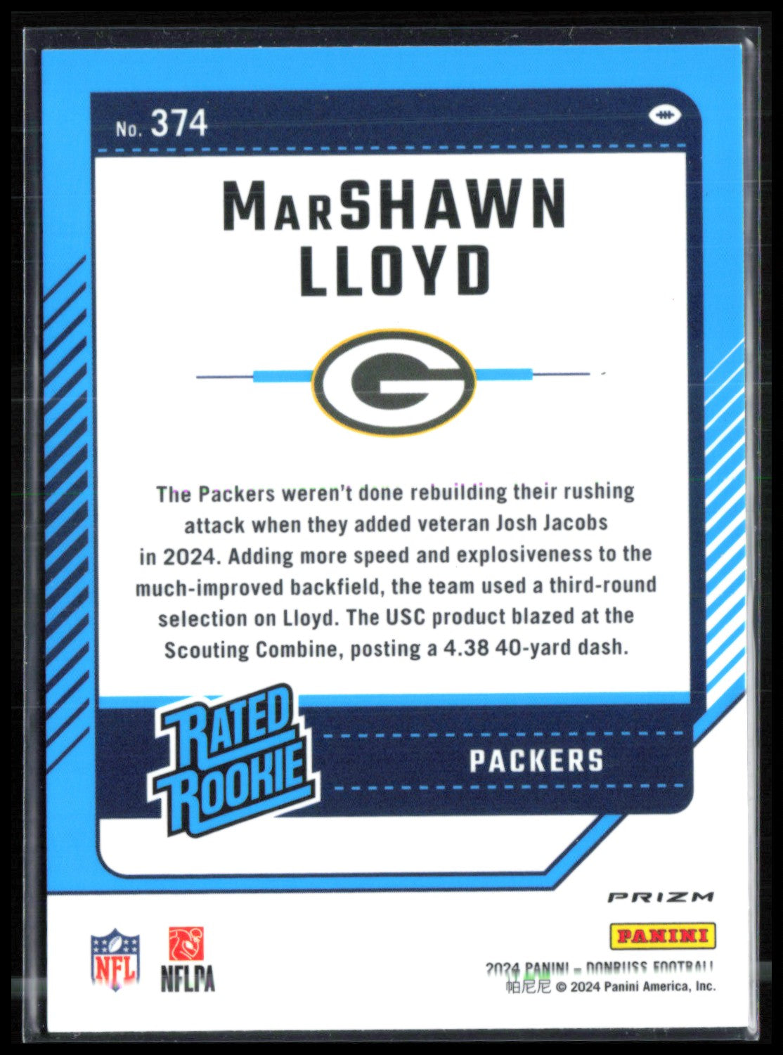 MarShawn Lloyd RC Blue Scope