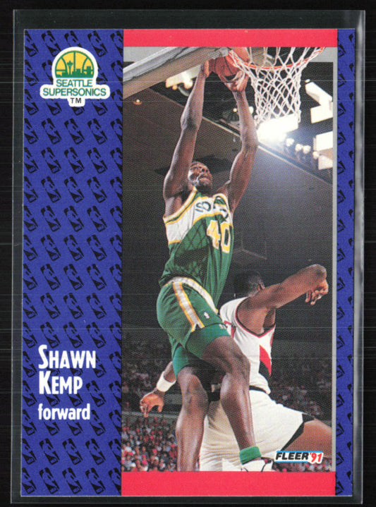 Shawn Kemp 1991 Fleer