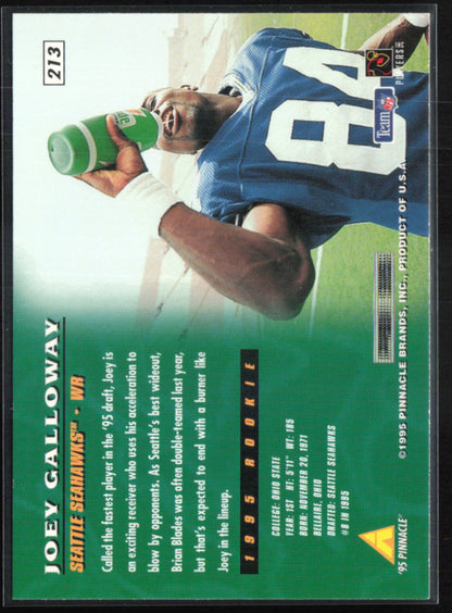 Joey Galloway RC 1995 Pinnacle