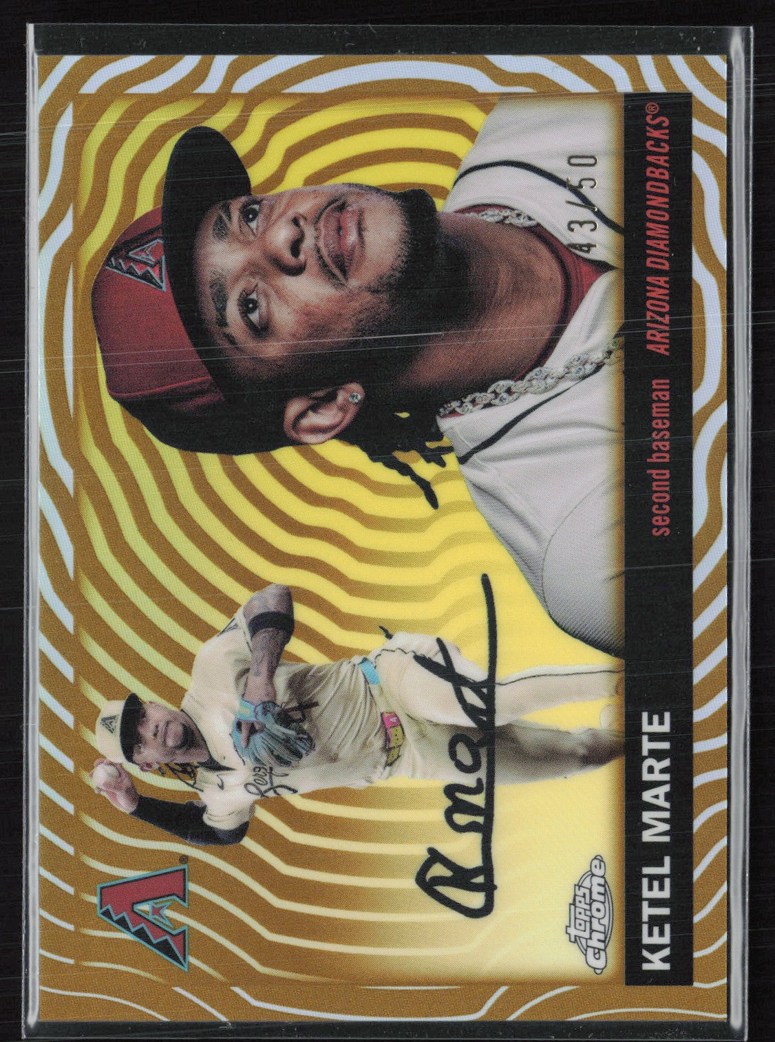 Ketel Marte Gold Vibrations Refractor /50